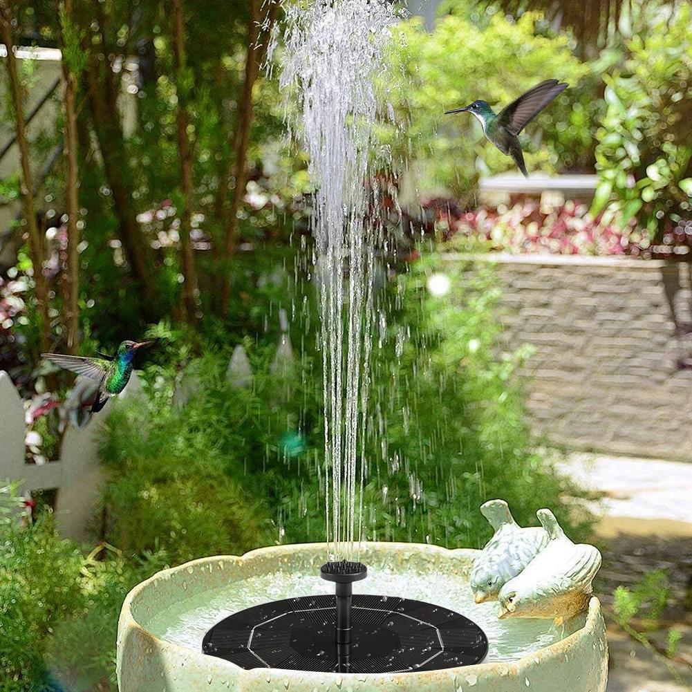 Fontaine solaire flottante, pompe à eau autoportante pour jardin extérieur, bassin, piscine