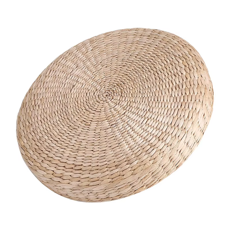 Coussins en rotin tissé à la main, coussin de jardin extérieur, chaise en rotin, siège tissé à la ma
