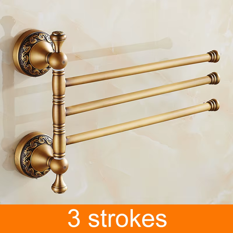 Accessoires de salle de bain porte-serviettes Antique Bronze mobile porte-serviettes de bain matérie