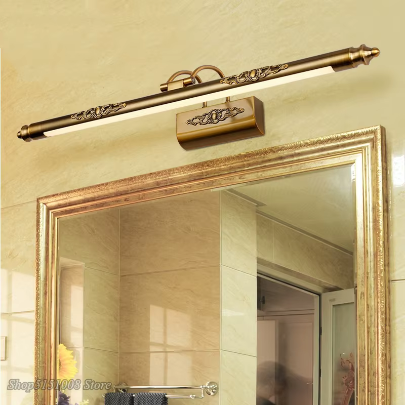 Étanche rétro salle de bain miroir lampe armoire vanité lumières mur LED lampe applique Luminaire mo