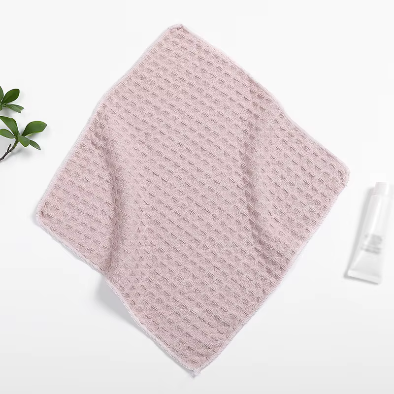 Wurefang-Petite Serviette Carrée Gaufrée pour le Bain, vaccage Rapide, dehors, Spa, miles, Serviette