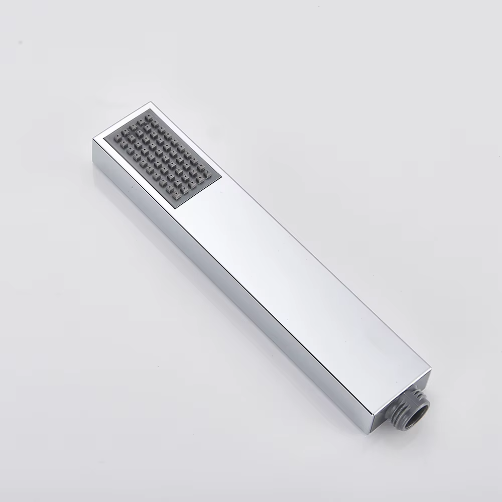 Pommeau de douche à main ABS noir, salle de bains, tuyau de douche en acier inoxydable de 150cm, rem