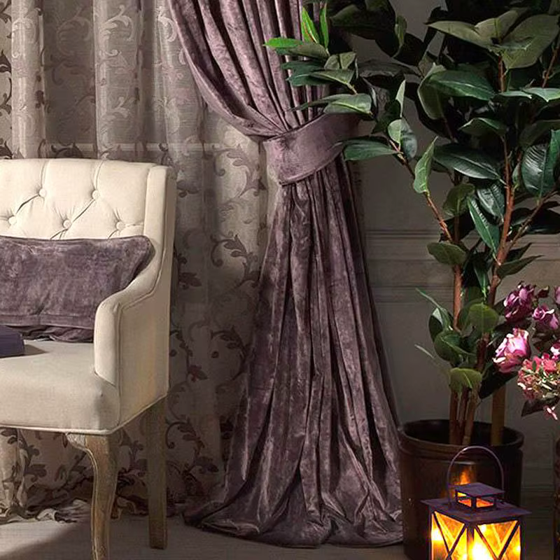 Rideaux à plis crayon pour chambre à coucher, draperie lourde, rideaux luxueux pour hôtel, salon, ca