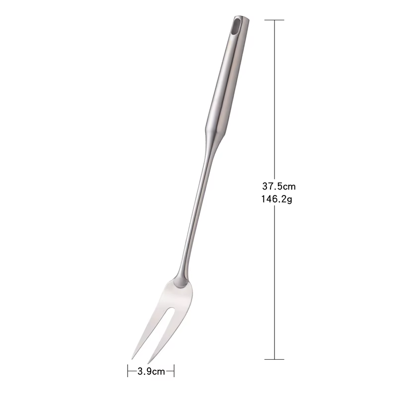 Ensemble de cuisine argenté, spatule en acier inoxydable 304, cuillère à soupe, pelle spéciale avec
