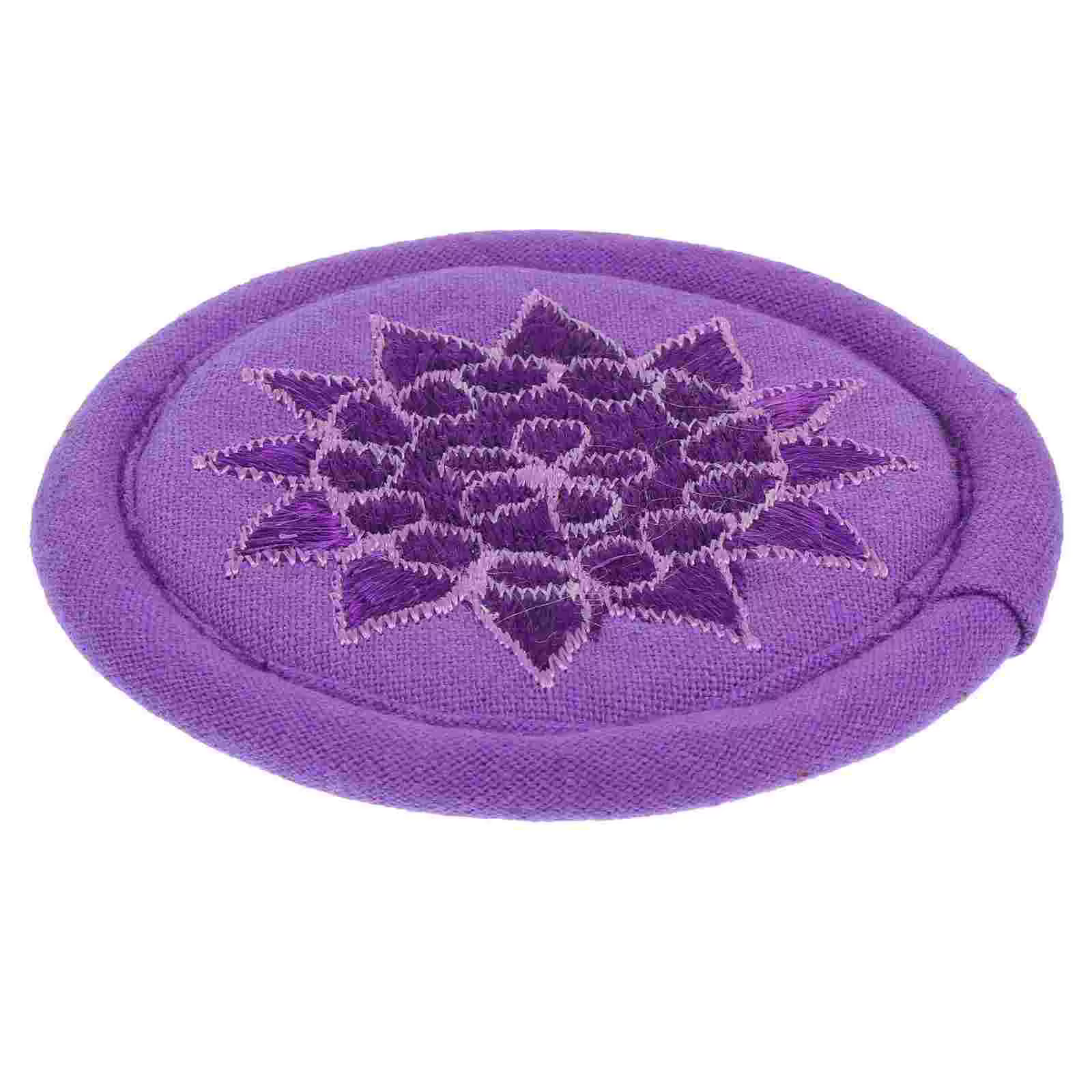 Tapis de bol de chant brodé, 1 pièce, décoration d'art bouddhiste tibétain pour Hall, artisanat déco