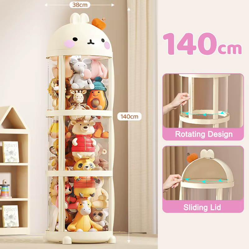 Boîte de rangement pour poupées, grande capacité, organisation des jouets en peluche pour enfants, s
