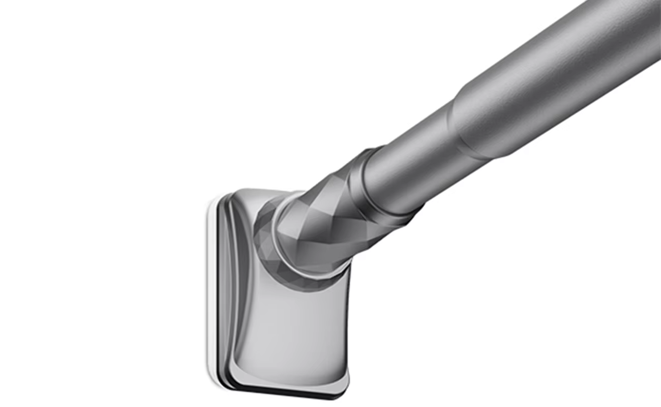 Tringle à rideau de douche télescopique, tringle à rideau de tension sans perceuse, extensible à par