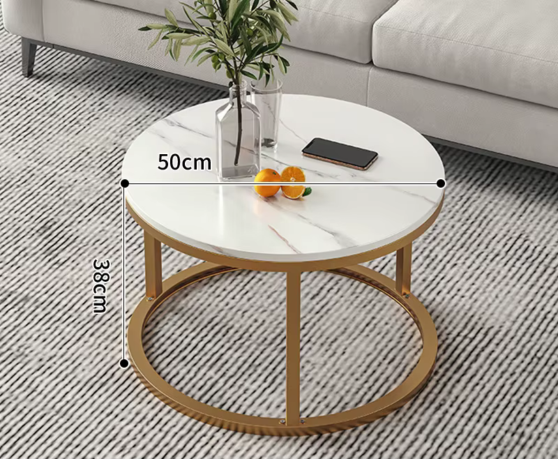 Table basse de luxe en bois, divers matériaux, Texture marbre, fer forgé, minimaliste, bureau, maiso