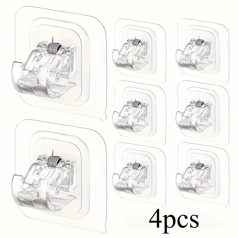 Supports de tringle à rideau améliorés sans perçage, supports de tringle à rideau autocollants, croc