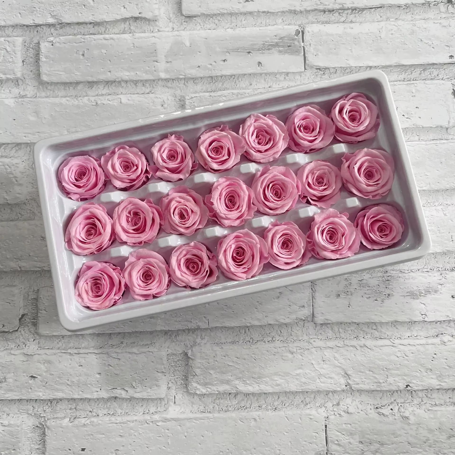 Têtes de Rose Éternelle de Grade A, 2 à 3cm, 20 ou 21 Pièces, Mini Fleur Naturelle Décorative pour i