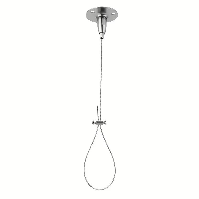 1 support de tringle à rideau/tringle de douche, support de plafond réglable, adapté aux tringles co