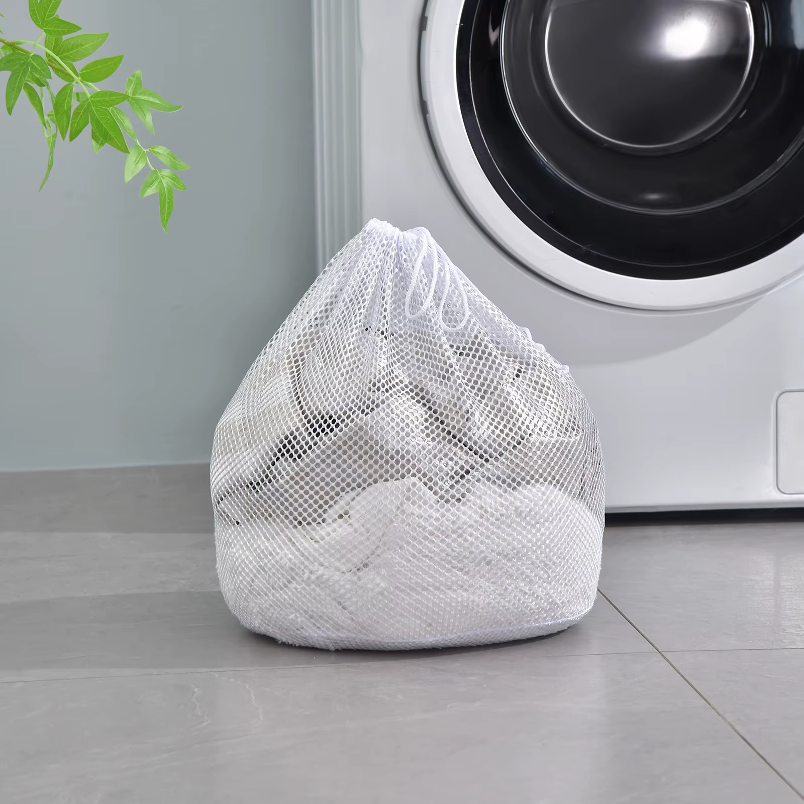 Sacs à linge en maille pour Machine à laver, sac à linge respirant réutilisable