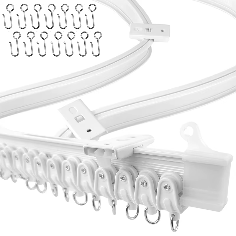 Rideau Flexible et pliable de 1 à 6M, pour chambres à coucher, balcons, salles de bains, diviseur de