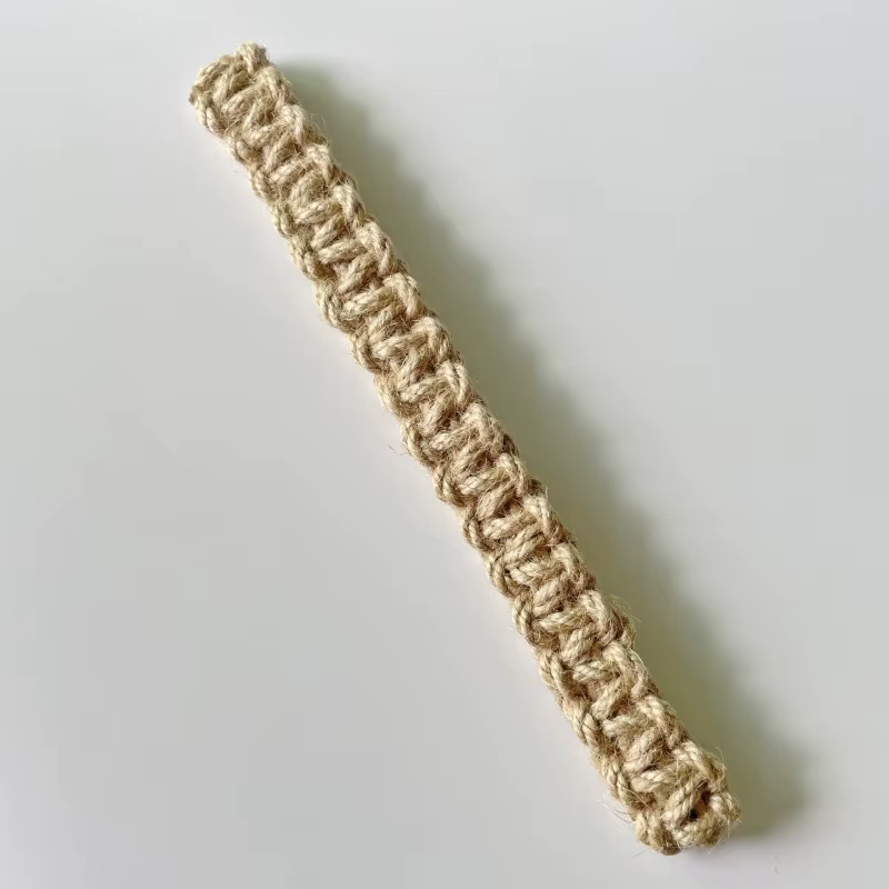 Porte-rideaux tissés à la main rétro Jute rideau Tieback Holdback rideau sangle Embrasse Rideau déco