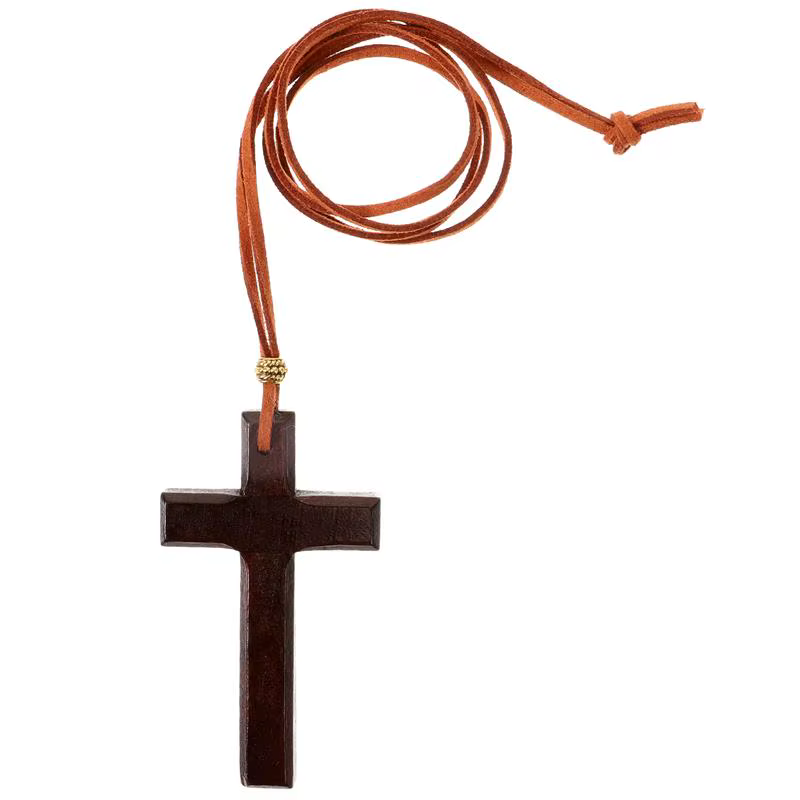 Accessoires de rétroviseur de voiture pendentif croix pour voitures de face, ornements longs, vue ar
