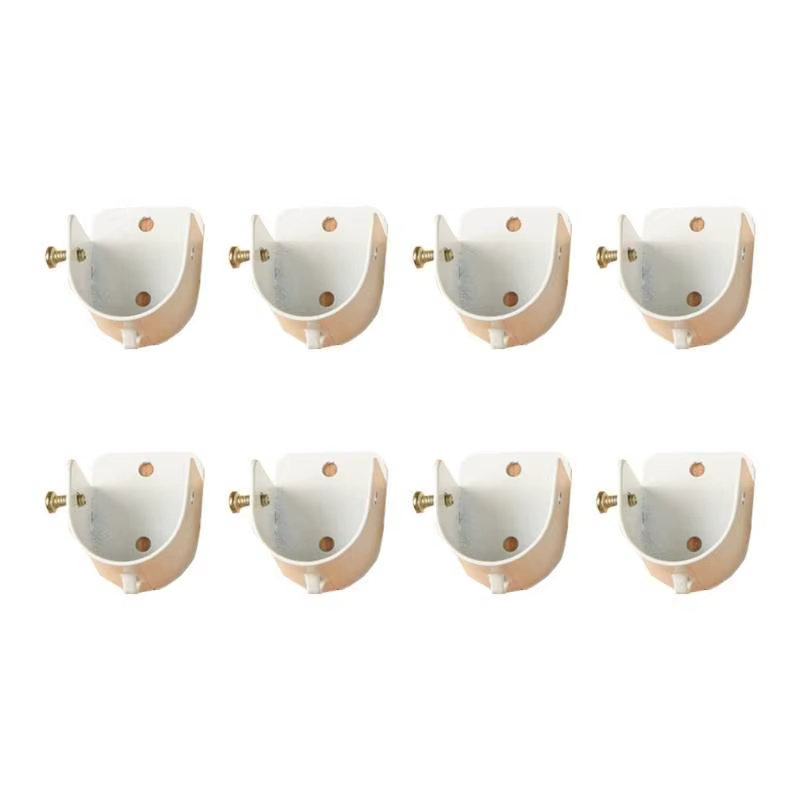 R9UF – tringles à rideaux pratiques, 8 pièces, faciles à installer, avec look élégant, accessoire po