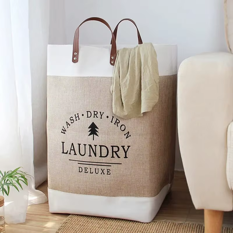 Panier à linge de grande capacité, 1 pièce, panier à linge sale, panier à linge en tissu, panier de 