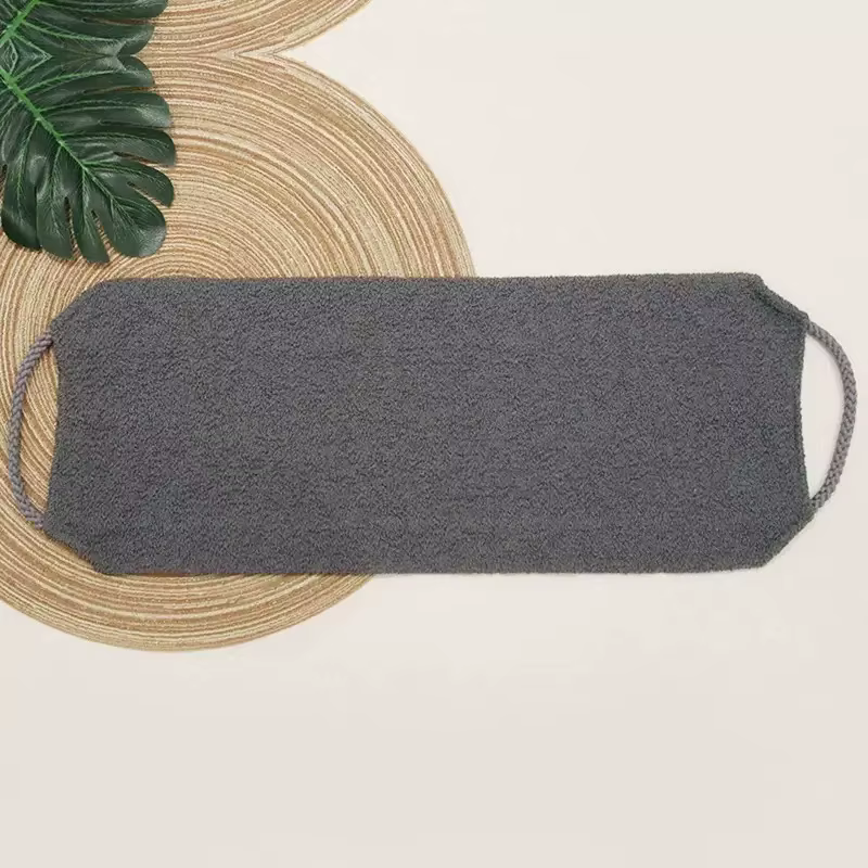 1/2 pièces feuille exfoliante serviette de bain bain extensible dos complet corps gommage serviette 