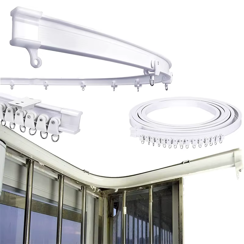 Rideau pliable 2/3/5/6M, pour chambres à coucher, balcons, salles de bains, rideau Flexible et silen