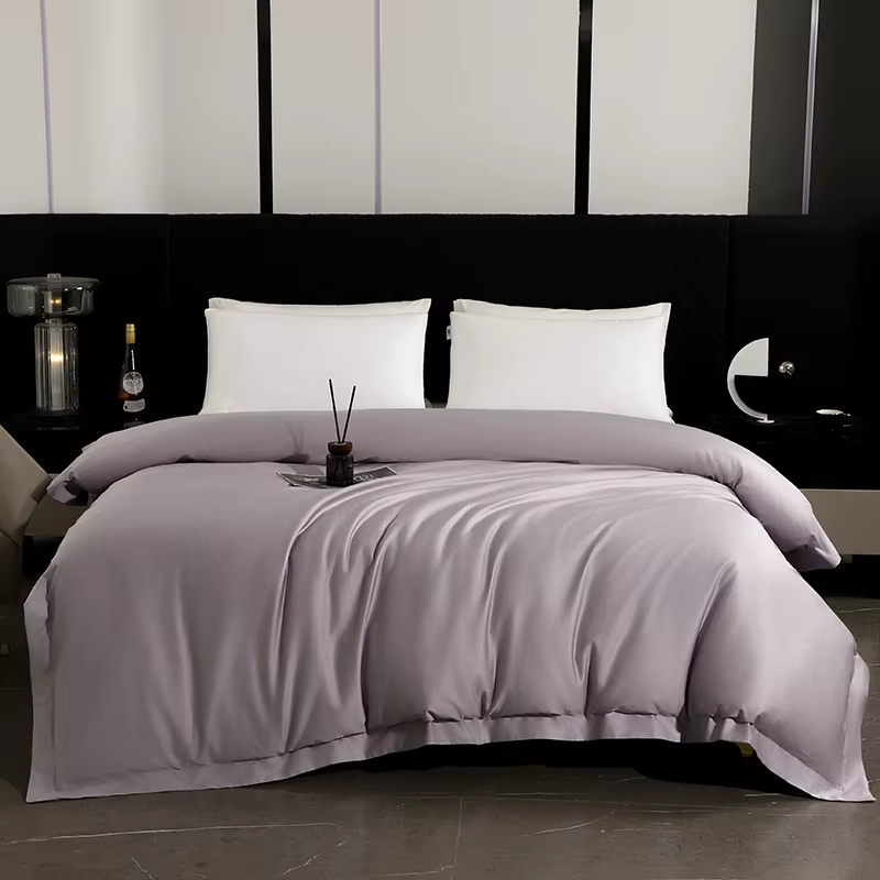 Housse de couette en coton égyptien de haute qualité, 1 pièce, douce, respectueuse de la peau, respi