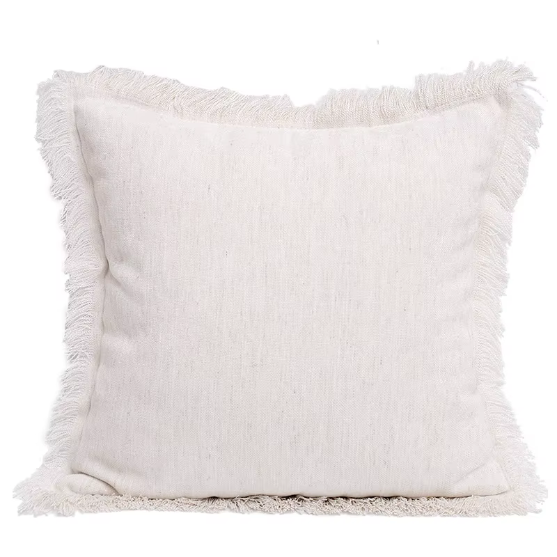 Articles de décoration pour la maison housse de coussin marron rose blanc housse de coussin en coton