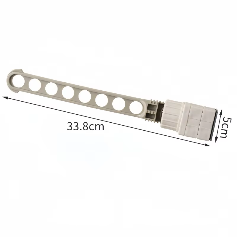 Séchoir à linge portable pour fenêtre, extensible, 8 trous, pour intérieur et extérieur