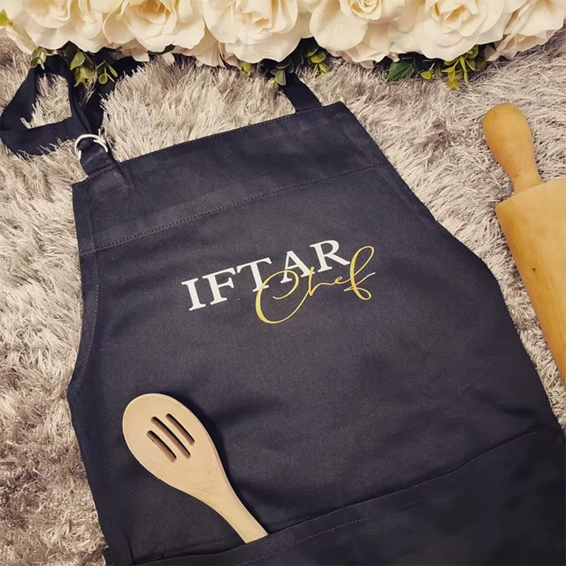 Iftar Chef adulte tablier Ramadan Mubarak musulman islamique Kareem cuisine Eid al-Fitr suhoor cuisi