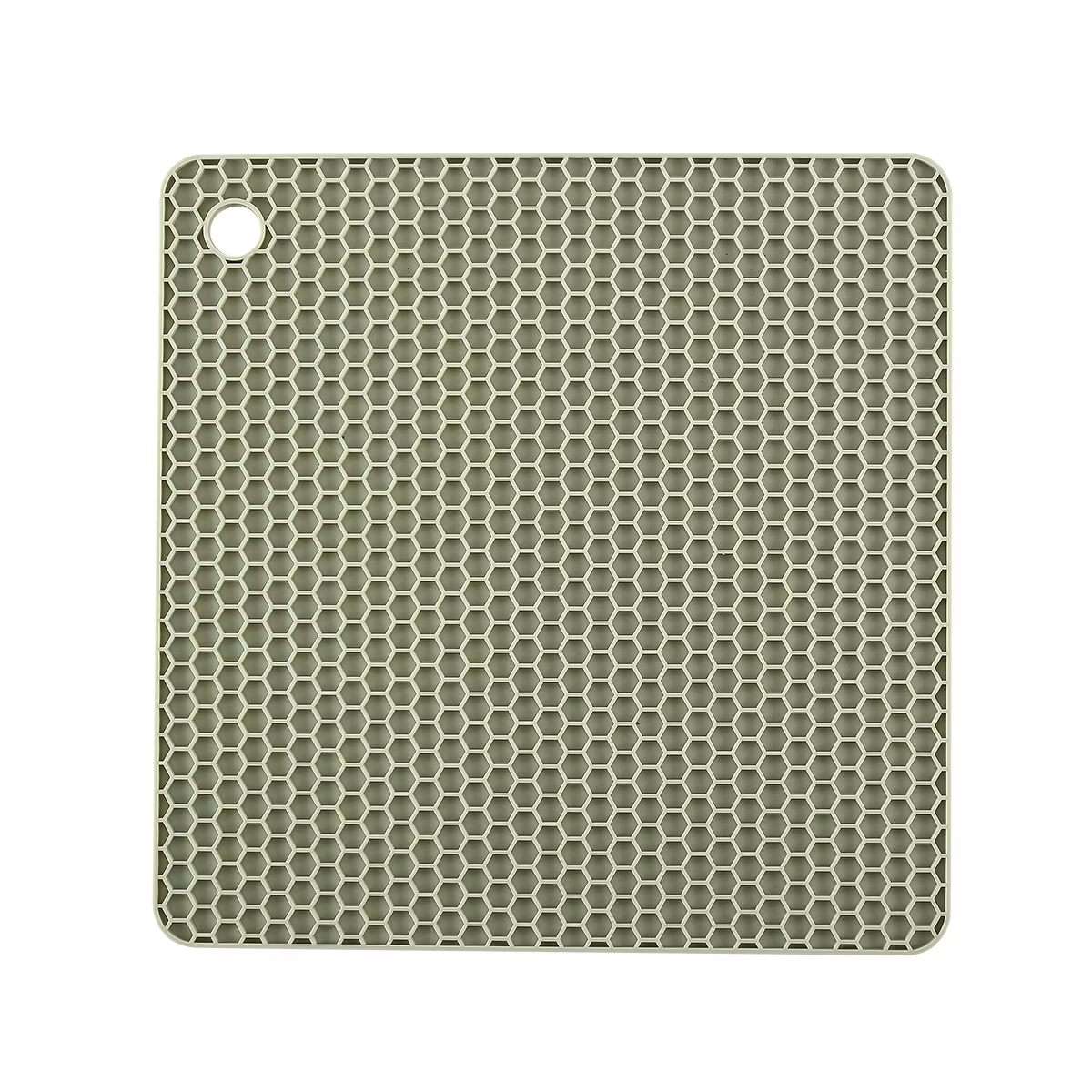 Ensemble de dessous de plat carrés en silicone, résistants à la chaleur, antidérapants, lavables au 