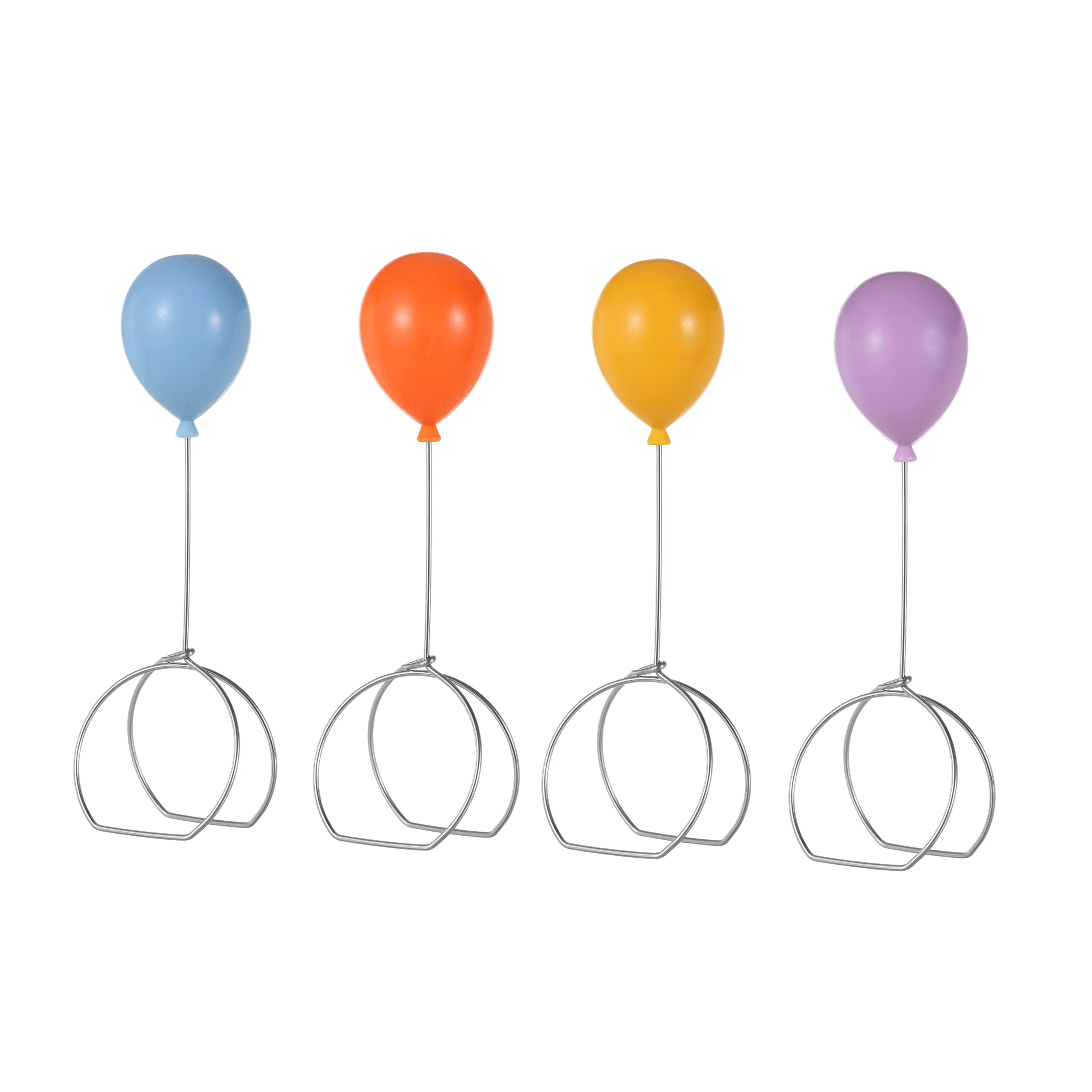 Anneaux de serviette colorés en forme de ballon, porte-serviettes réutilisables, décoration de table