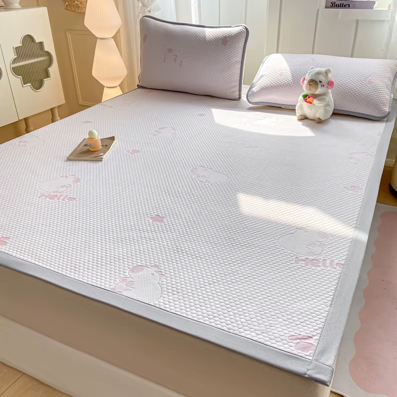 Nouveau Capibara tapis de refroidissement pour lit respirant dormir nu haricot de glace tapis d'été