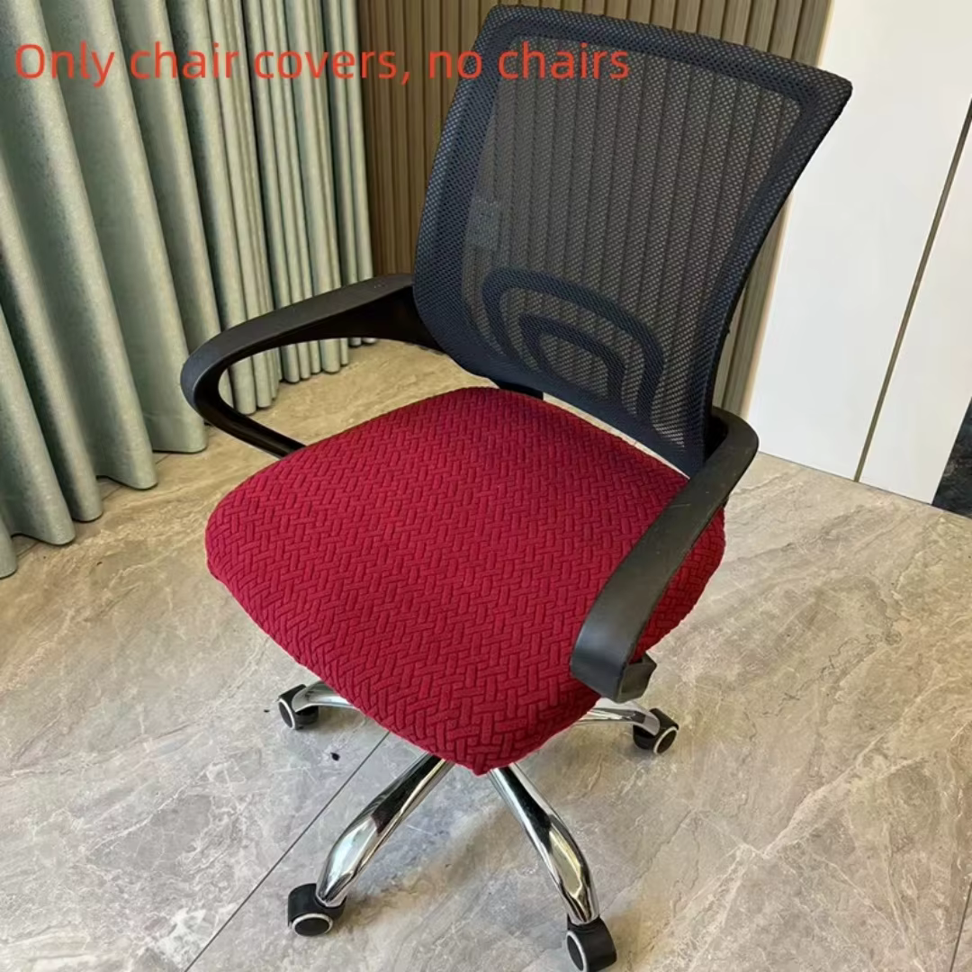 1 pièce durable ​ ​ Housse de coussin de chaise tricotée ​ ​ Tissu sergé ​ ​ Respirant ​ ​ Housse un