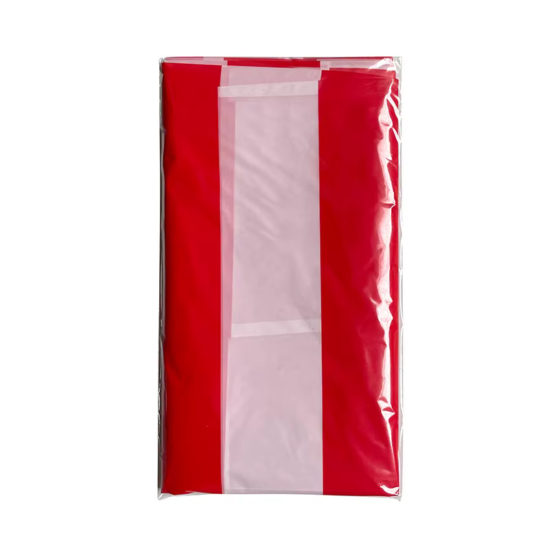 Nappe jetable à rayures rouges et blanches de noël, réglage de Table de fête de vacances, accessoire