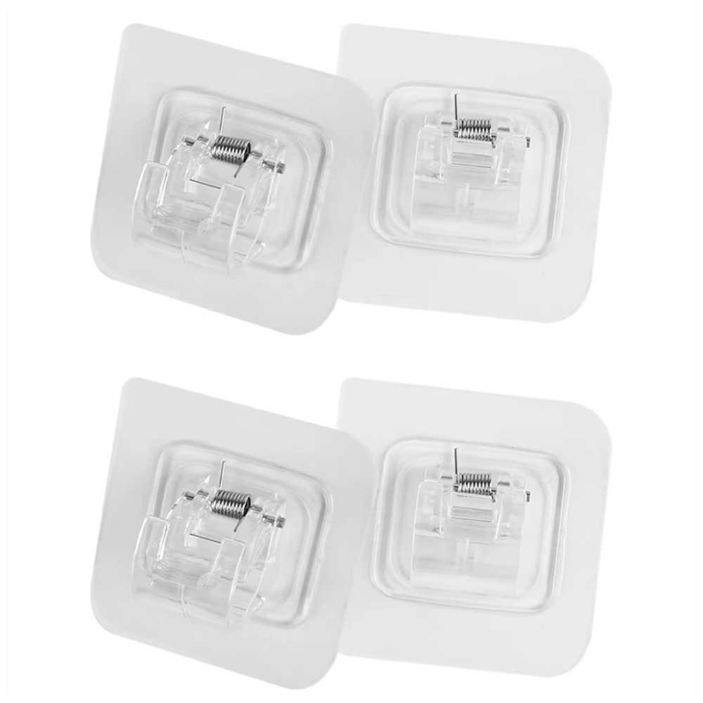 Tringle à rideau réglable 40-280cm, poteaux télescopiques extensibles à ressort pour salle de bain, 
