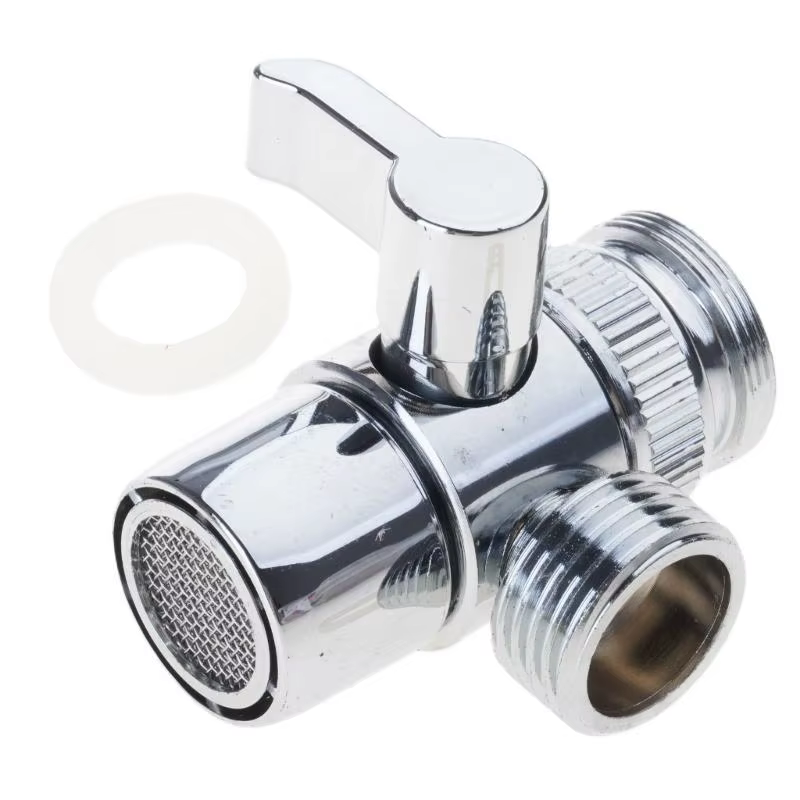 Déviateur de robinet séparateur à adaptateur de tuyau M22 X M24 M03, robinet d'évier en laiton, sall