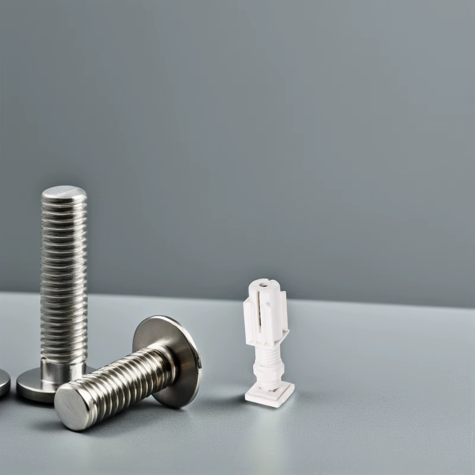 Supports de fixation pour rideaux à persiennes en plastique blanc, sans perçage, installation facile