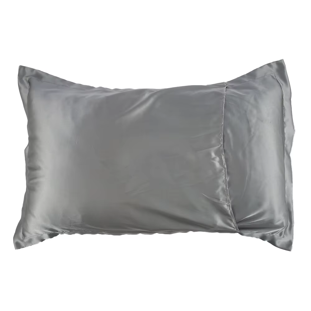 Taie d'oreiller en satin soyeux, housse de coussin confortable et respirante, décoration de maison, 