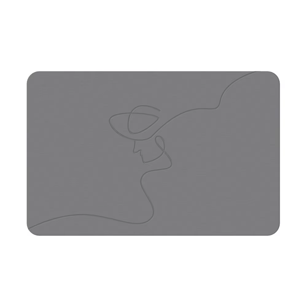 Tapis de bain en pierre de Diatomite d'intérieur, doux, Absorption d'eau, séchage rapide, tapis de d