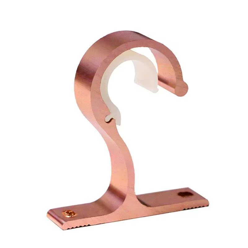 Support de tringles à rideaux, crochet de suspension, pince de Support de barre transversale, Clip d