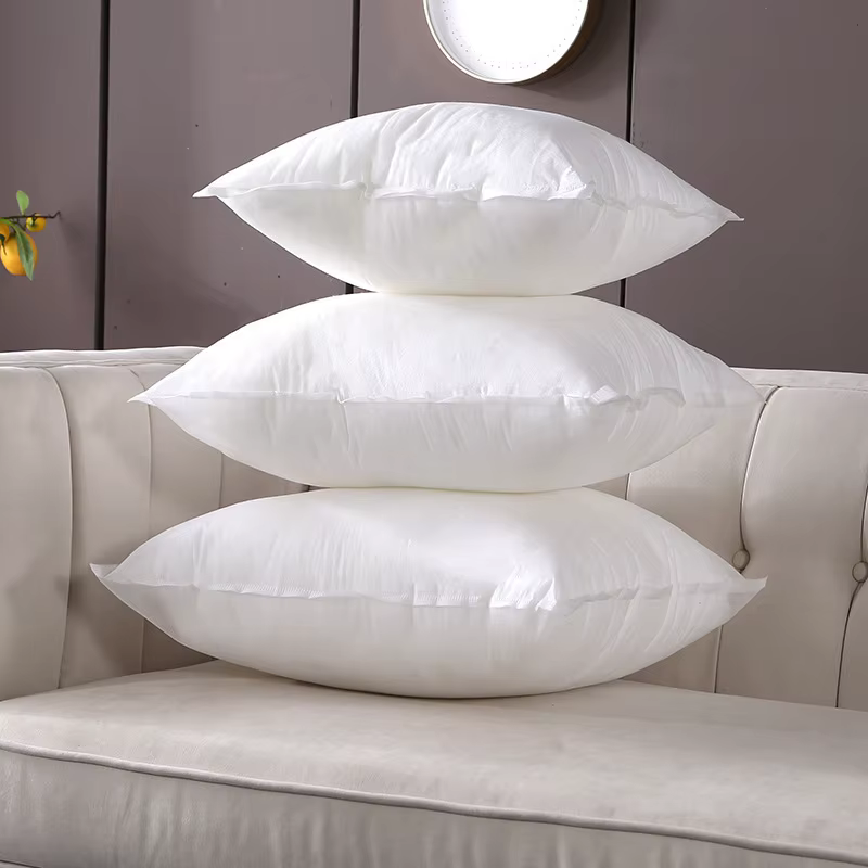 Coussin intérieur blanc pur, 45x4 5/50x50/55x55cm, noyau de coussin de tête souple, remplissage inté