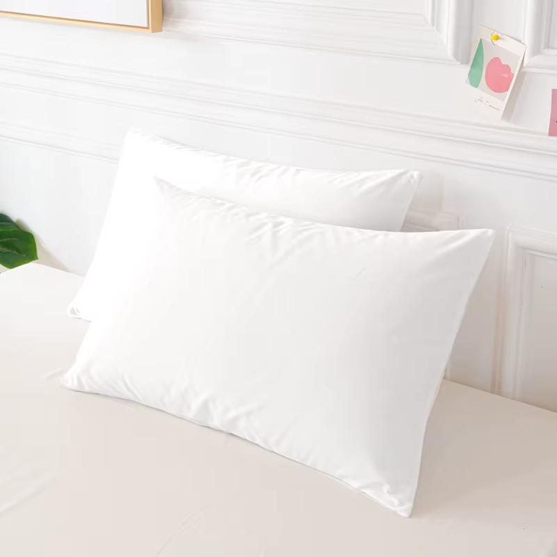 Taie d'oreiller en coton, enveloppe de haute qualité, couleur unie, literie pour dormir, 40x40 50x90
