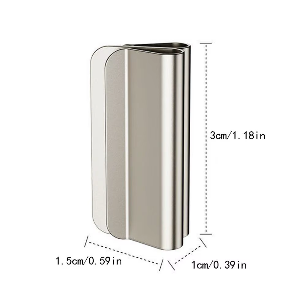10 paires de clips magnétiques pour rideaux, attaches sans perçage, clips magnétiques pour draperies