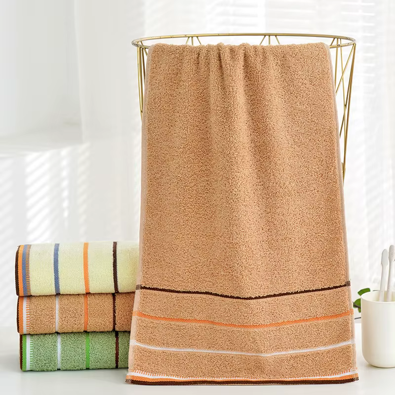 1/2 Serviettes de Bain 100% Coton Épaissies pour le Visage et les Cheveux, Serviettes de Toilette po