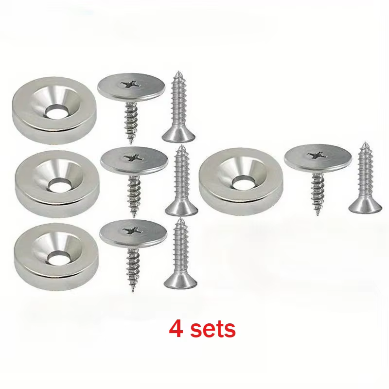 Loquet magnétique pour porte avec vis de fixation, fermetures magnétiques pour armoires de cuisine, 