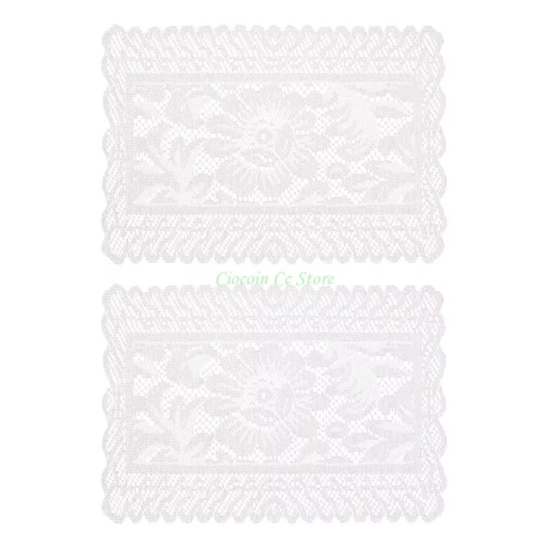 X90f 2pcs Nappeurs en dentelle élégantes