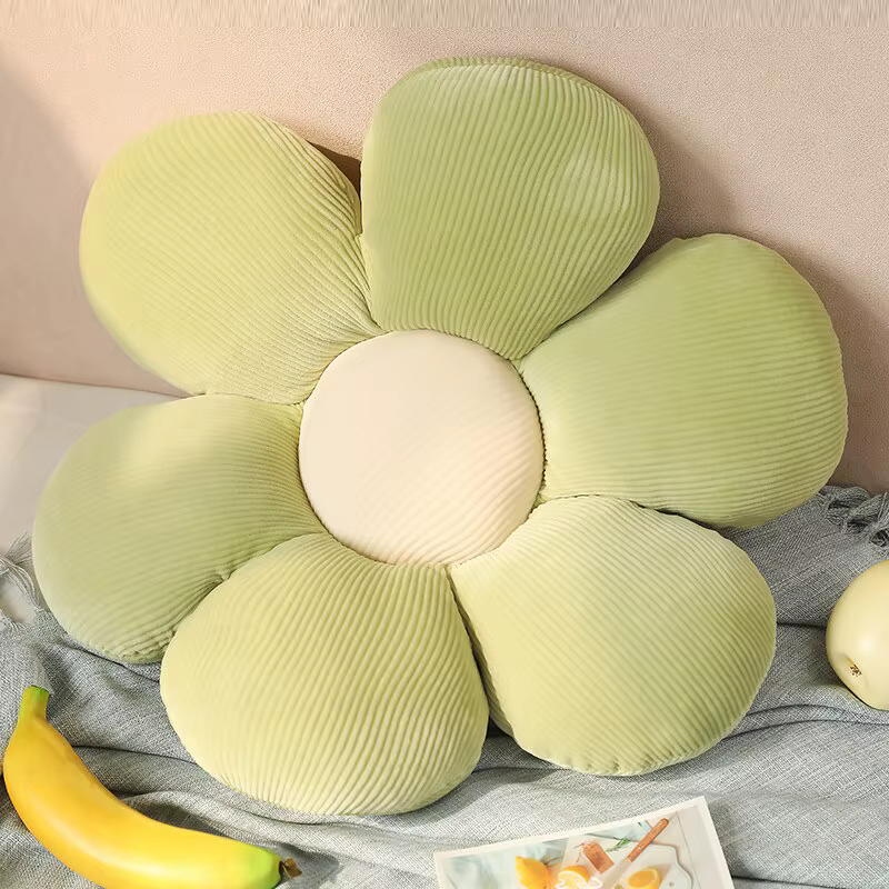 35CM Fleurs Colorées En Peluche Oreiller Plante Pétale Coussin En Peluche Jouets pour Filles Bébé Dé