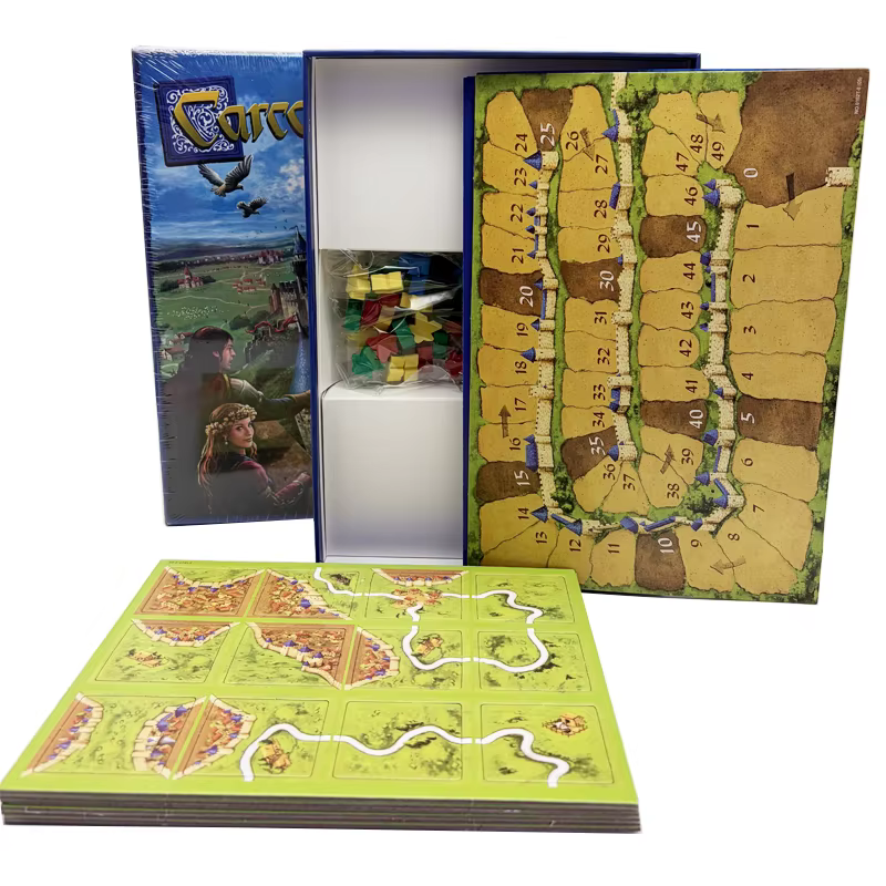 Jeu de société classique Castles, jeu de stratégie de placement de tuiles pour les fêtes en famille,