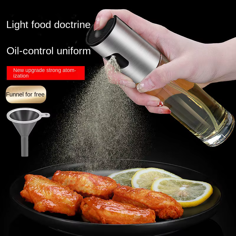 Pot de pulvérisation d'huile, pulvérisateur d'huile pour la cuisson, bouteille de pulvérisation pour