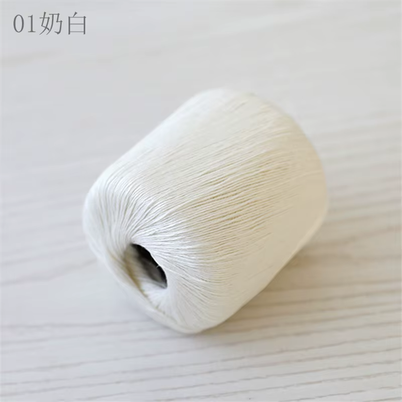 Fil de lin Tencel 50g pour vêtements tissés, crochets, aiguilles à tricoter, laine DIY, fil à tricot