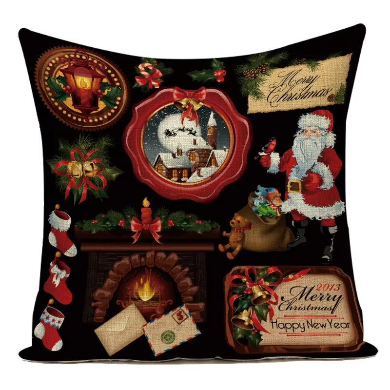 Housse de coussin décorative Cojines Decorativos Para canapé housses de coussin de noël housse de co