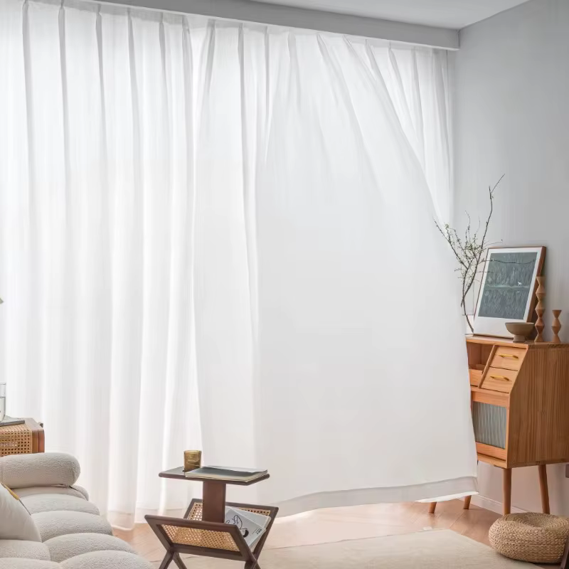 Rideaux occultants simples et modernes, pour salon, chambre à coucher, Hall, rideaux beiges élégants